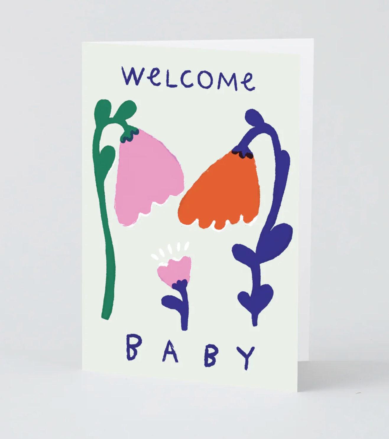 Welcome Baby Art Card
