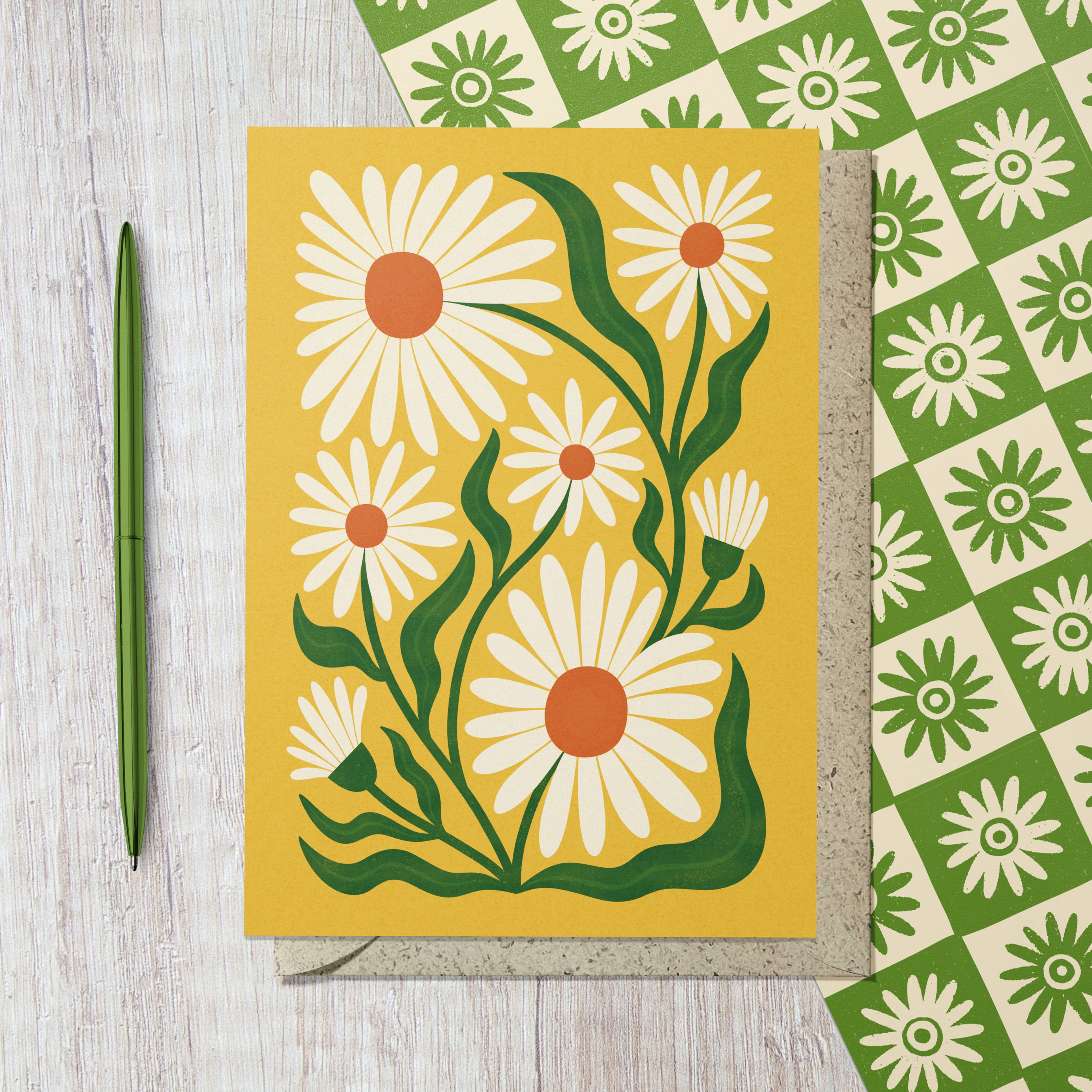 Ox-Eye Daisy Card