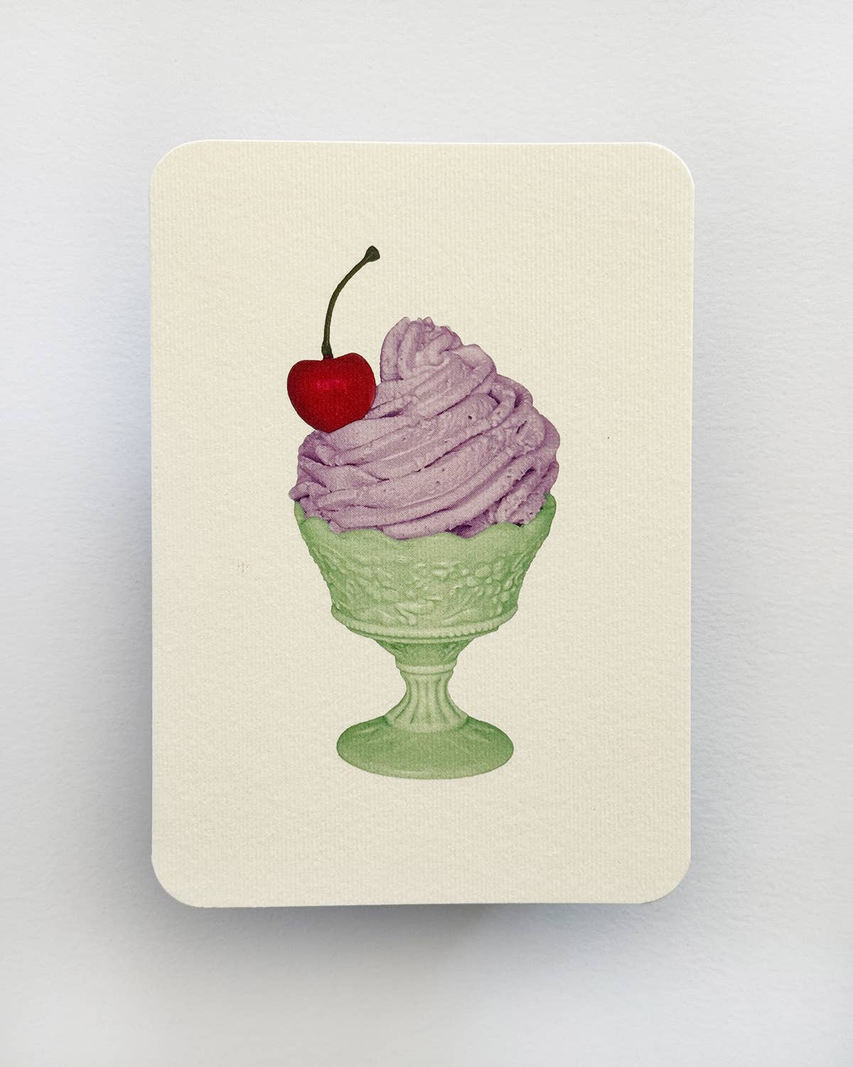 Lavender Chantilly Cream Card