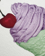 Load image into Gallery viewer, Lavender Chantilly Cream Card
