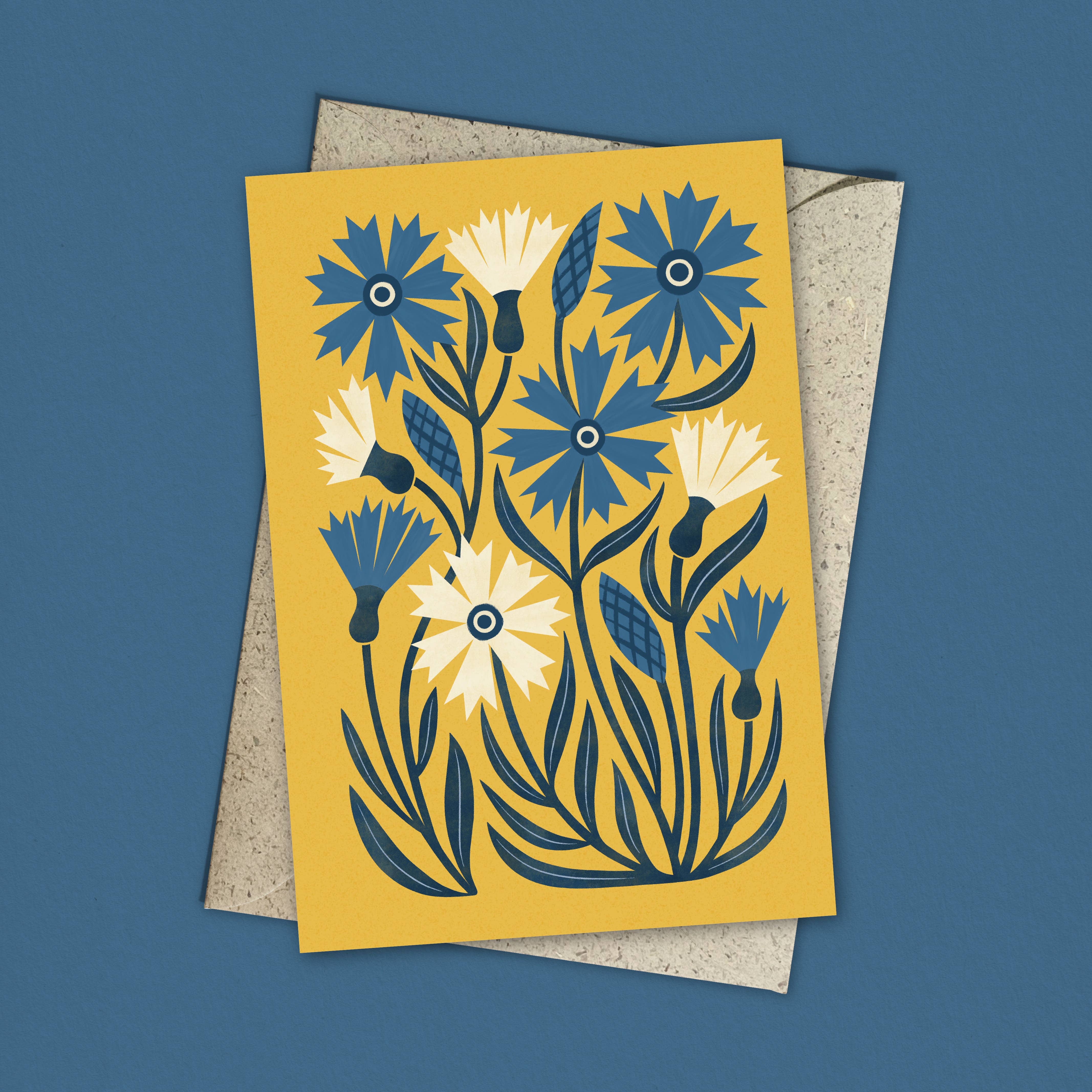 Cornflower Card