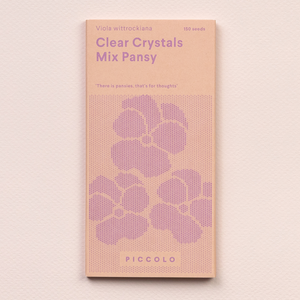 Pansy Clear Crystals Mix