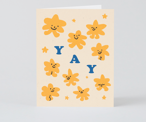 Yay Stars Art Card