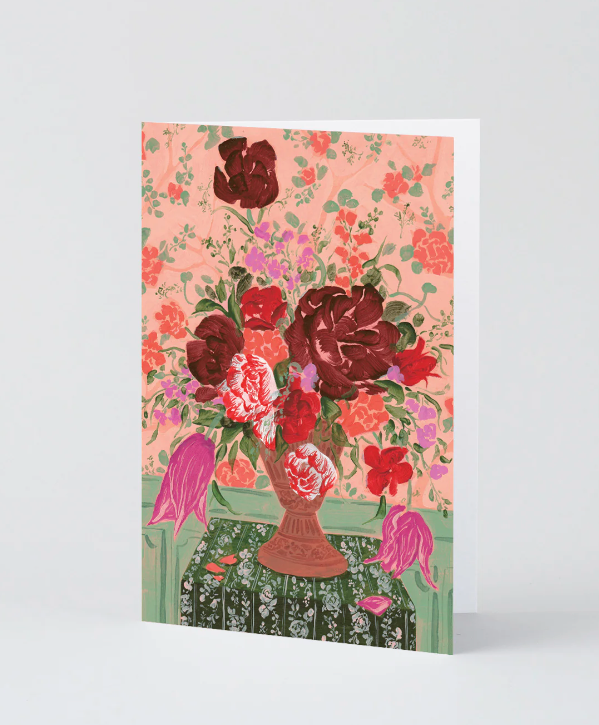 Red Bouquet Art Card