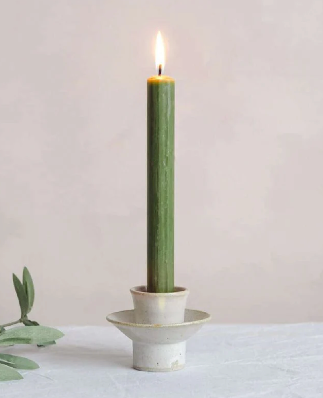 Olive Dinner Candles Gift Pack