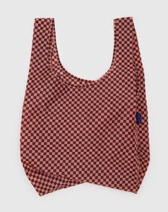 Standard Baggu - Pink Brown Check