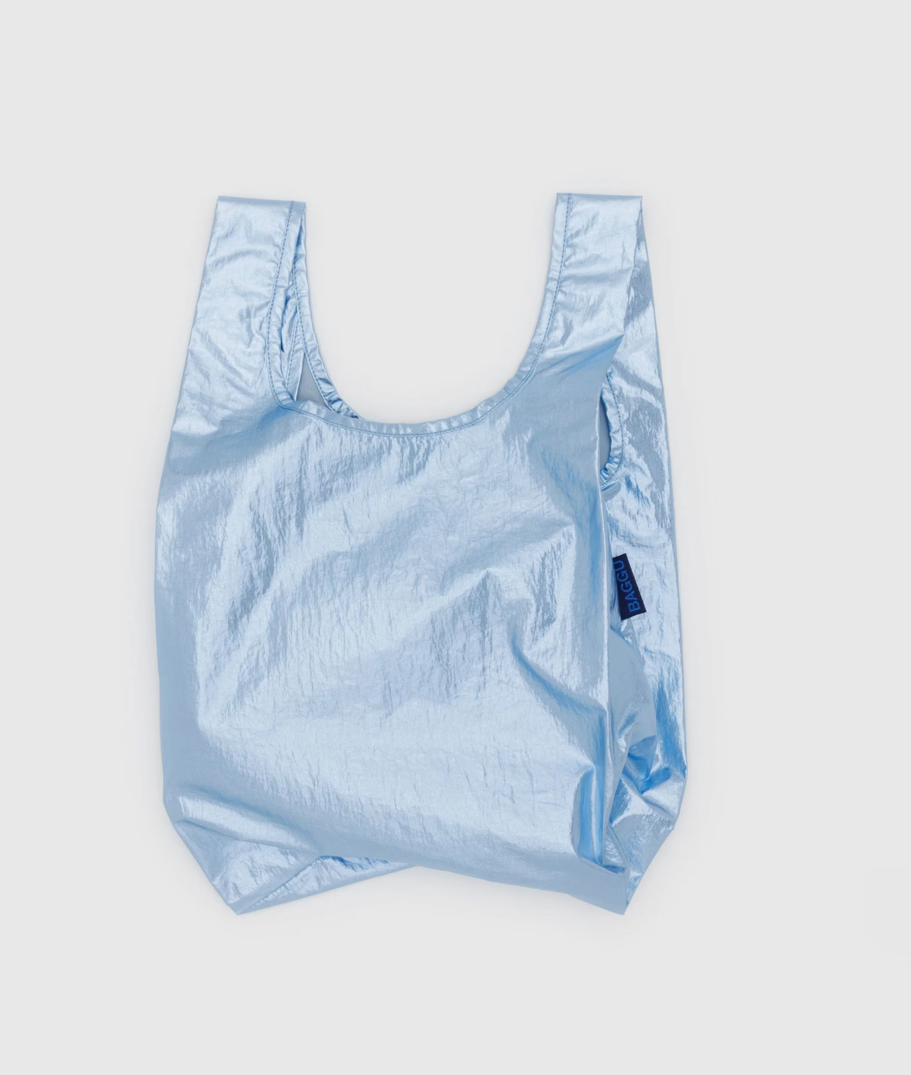 Baby Baggu - Metallic Light Blue