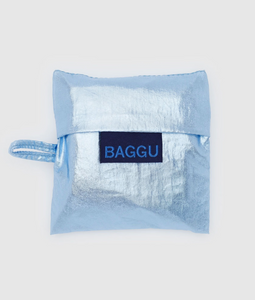 Baby Baggu - Metallic Light Blue