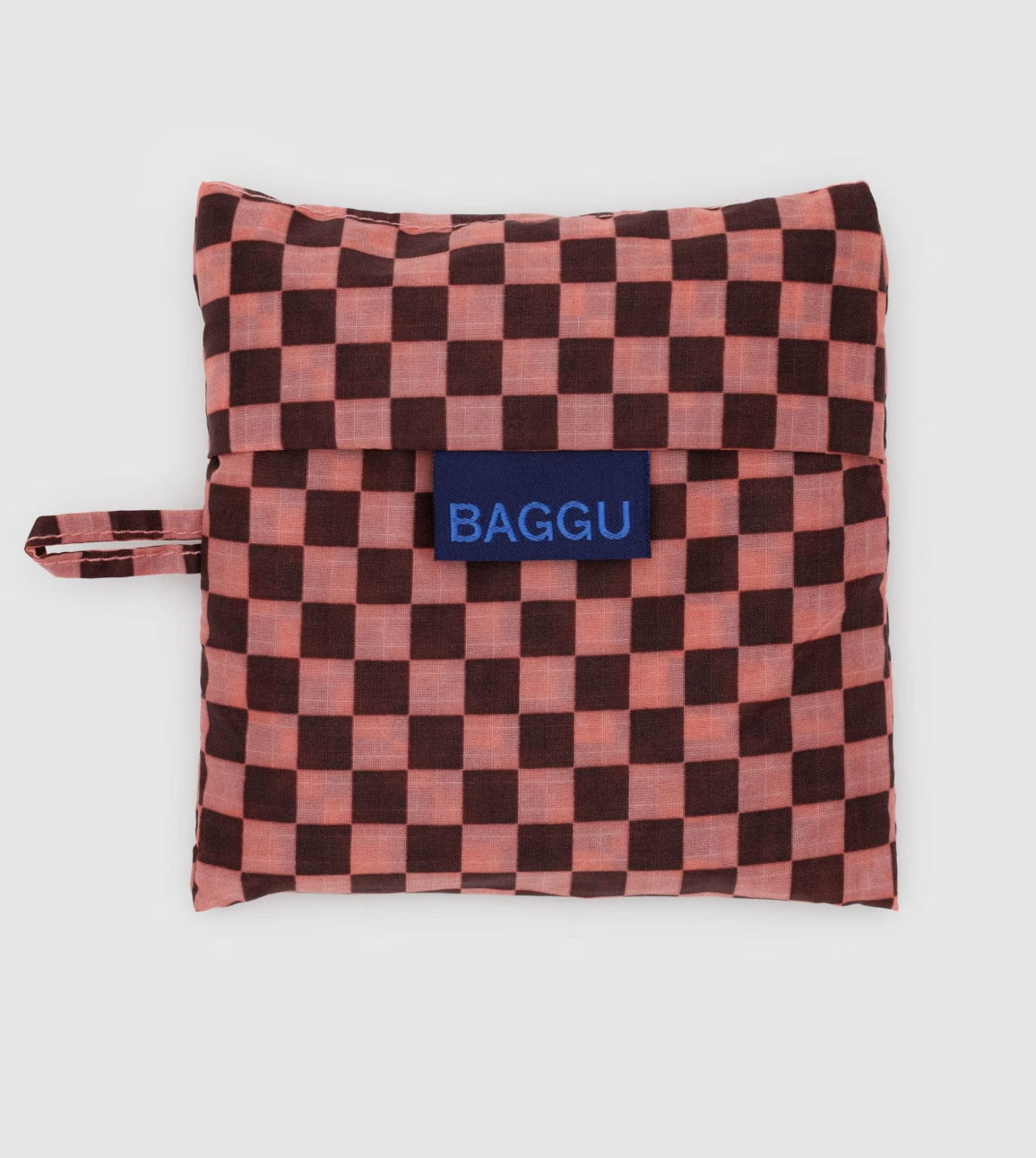 Standard Baggu - Pink Brown Check