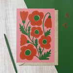 Load image into Gallery viewer, Corn Poppy Card
