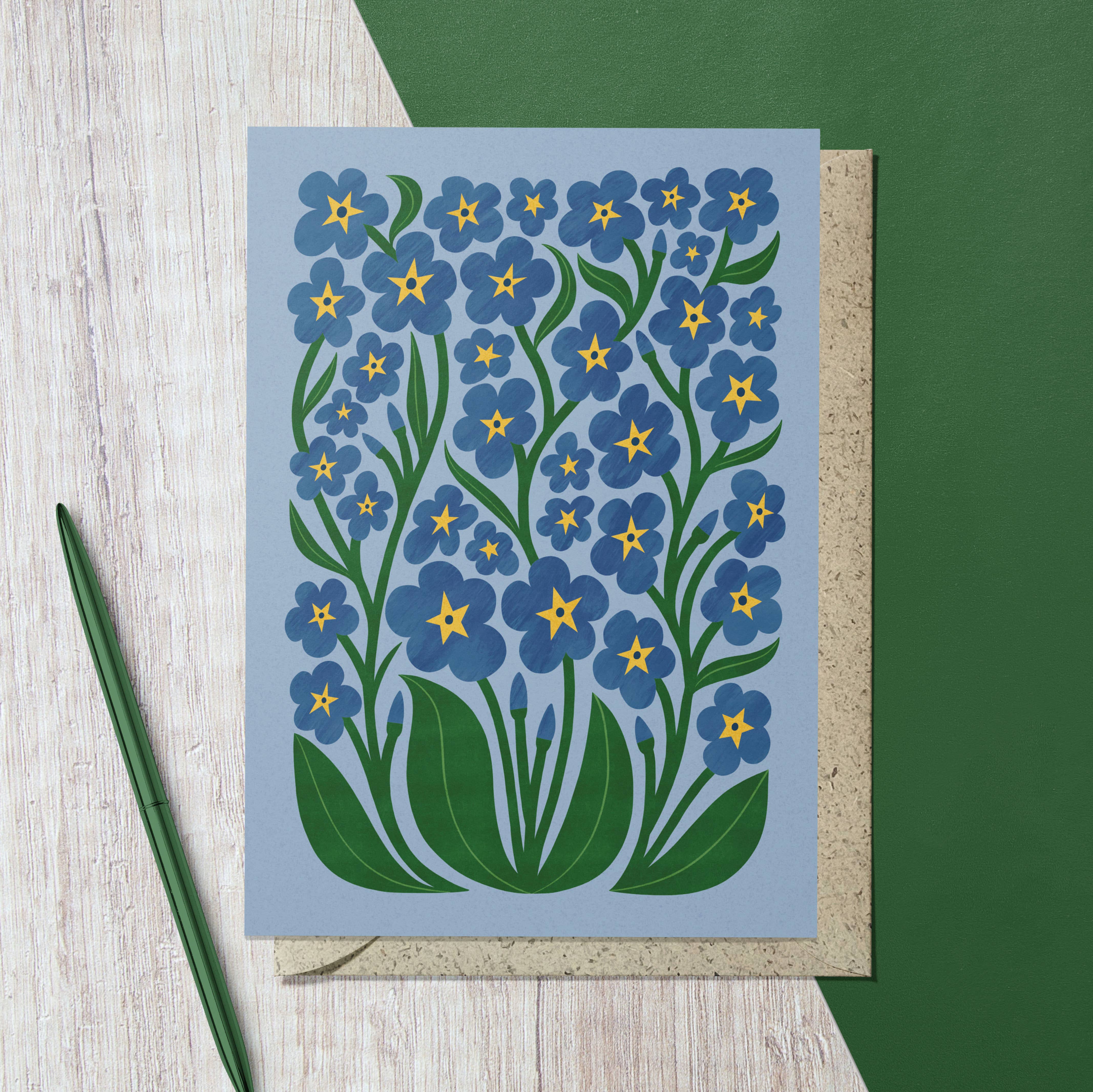 Forget Me Not Card