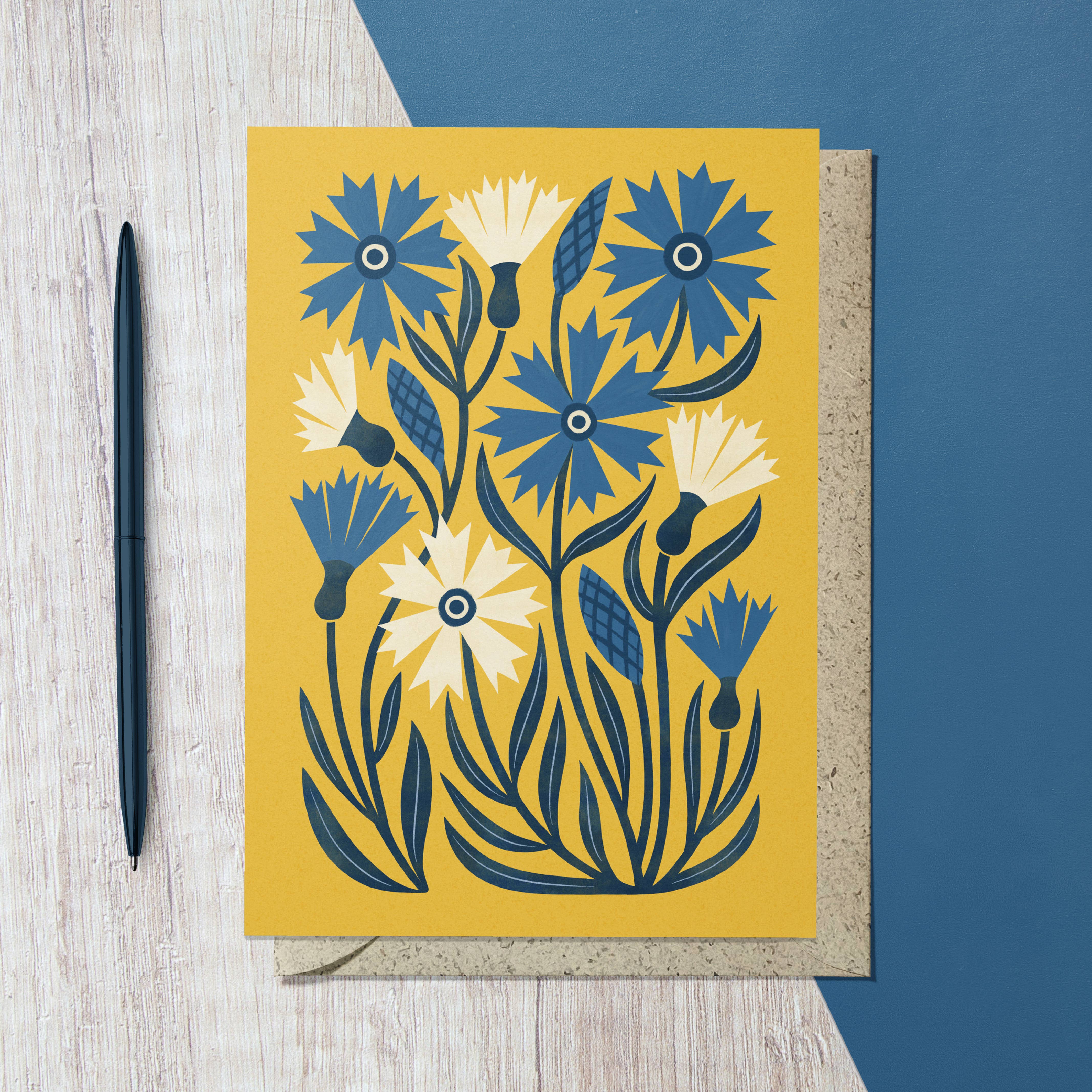 Cornflower Card