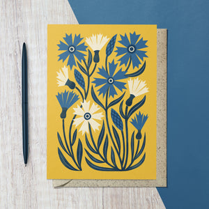Cornflower Card