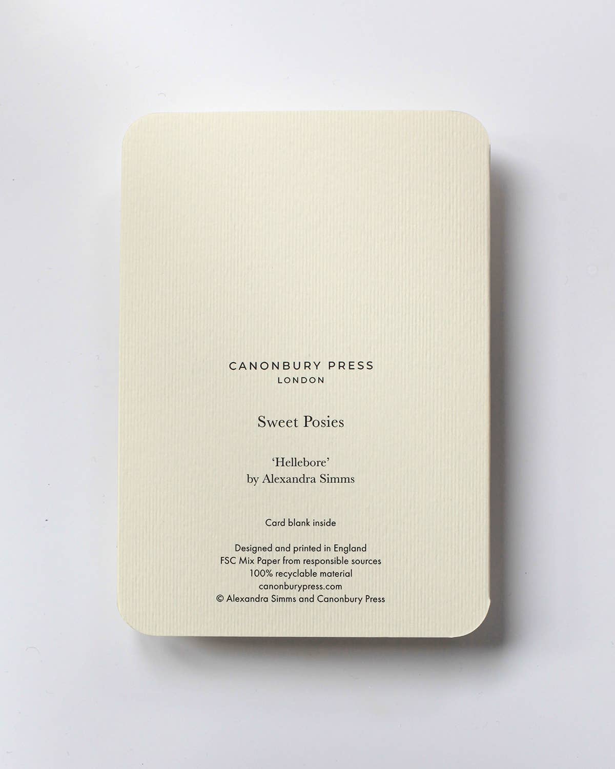 Posy of Hellebore Card