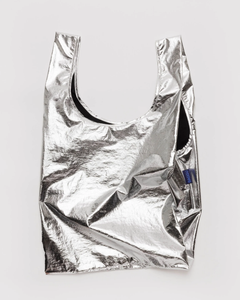 Standard Baggu - Metallic Silver