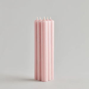 Rose Quartz Dinner Candles Gift Pack