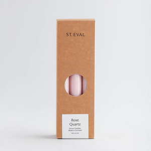Rose Quartz Dinner Candles Gift Pack