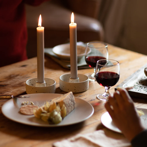 Speckled Candle Holder