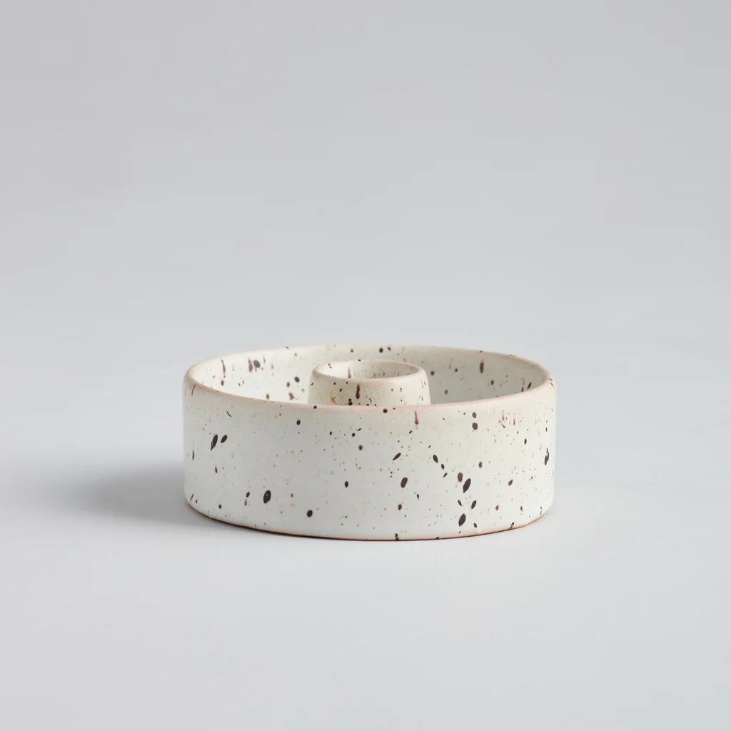 Speckled Candle Holder
