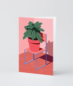 Load image into Gallery viewer, Plant &amp; Chair Art Card
